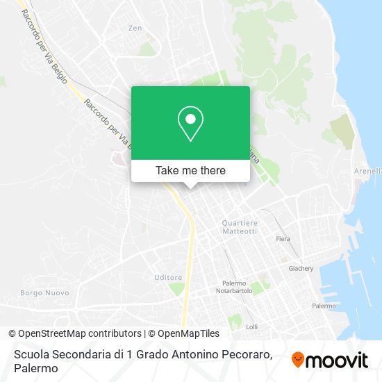 Scuola Secondaria di 1 Grado Antonino Pecoraro map