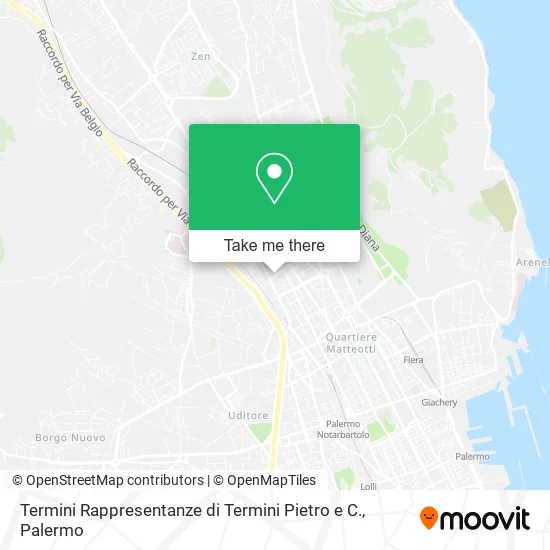 Termini Rappresentanze di Termini Pietro e C. map