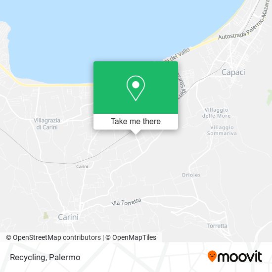 Recycling map