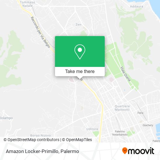 Amazon Locker-Primillo map