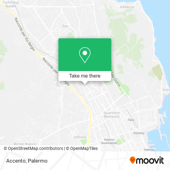 Accento map