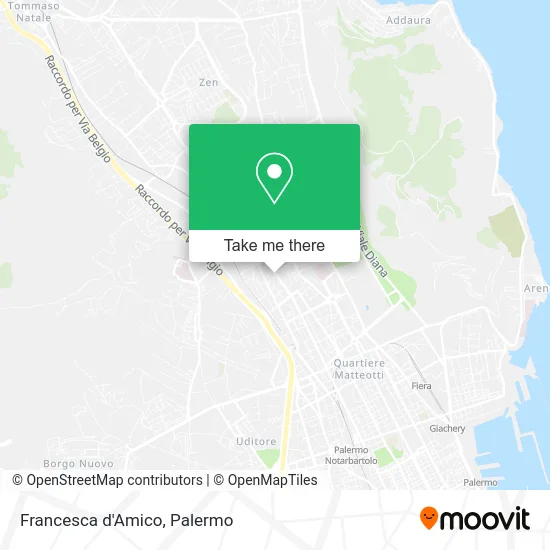 Francesca d'Amico map