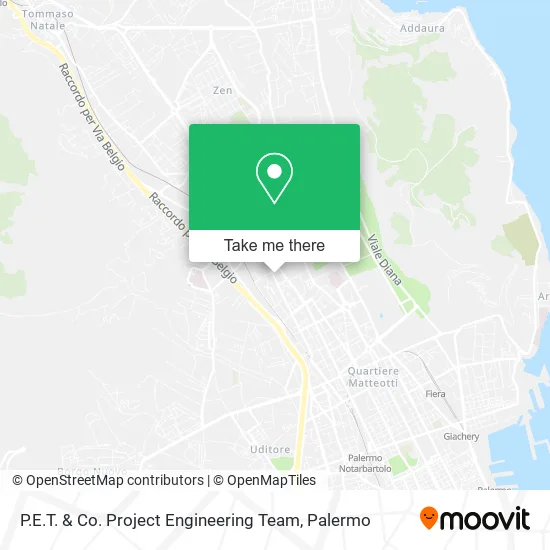 P.E.T. & Co. Project Engineering Team map