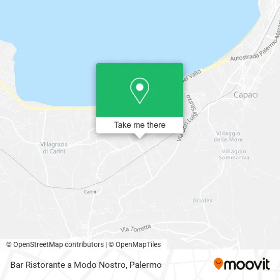 Bar Restaurant A Modo Nostro map