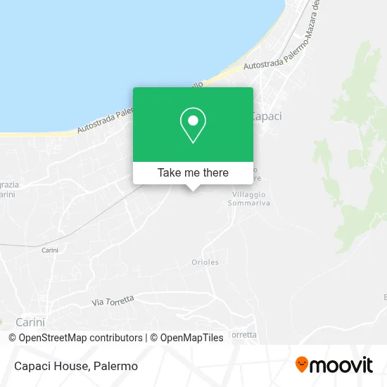 Capaci House map