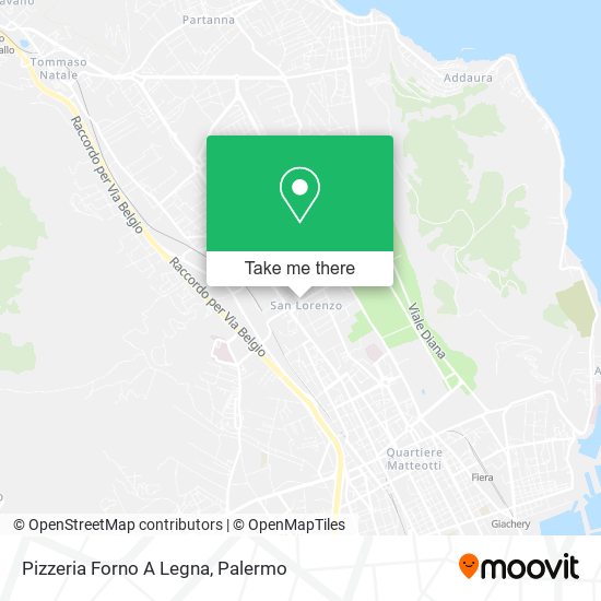 Pizzeria Forno A Legna map