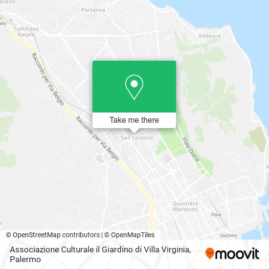 Associazione Culturale il Giardino di Villa Virginia map