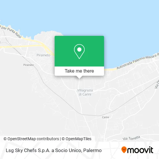 Lsg Sky Chefs S.p.A. a Socio Unico map