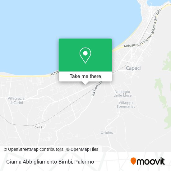 Giama Abbigliamento Bimbi map