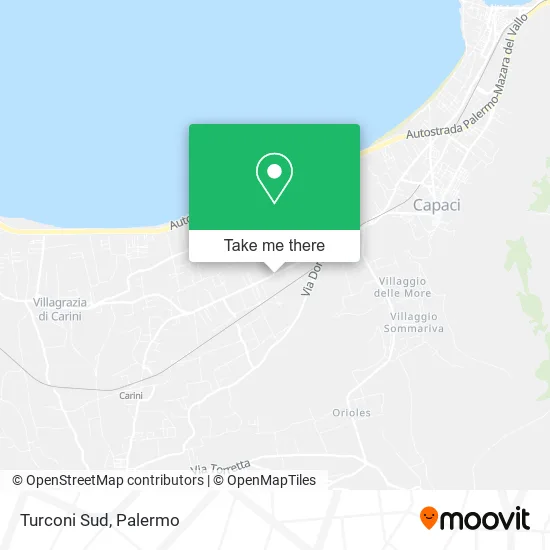 Turconi Sud map