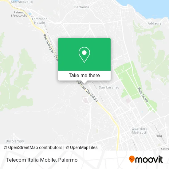 Telecom Italia Mobile map