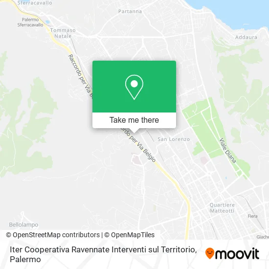 Iter Cooperativa Ravennate Interventi sul Territorio map