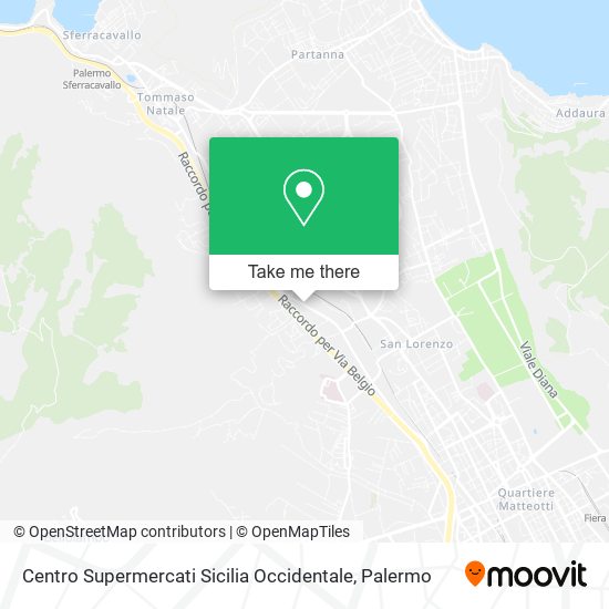 Centro Supermercati Sicilia Occidentale map