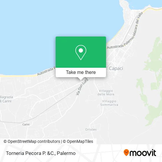 Torneria Pecora P. &C. map