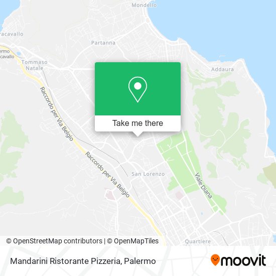 Mandarini Ristorante Pizzeria map