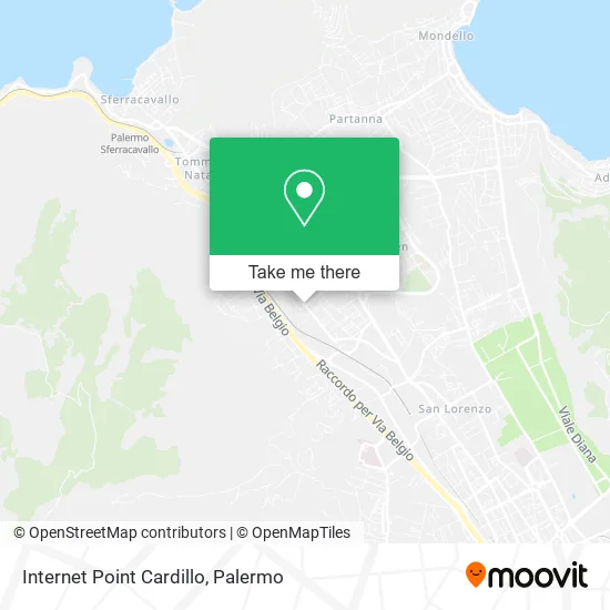 Cardillo Internet Point map