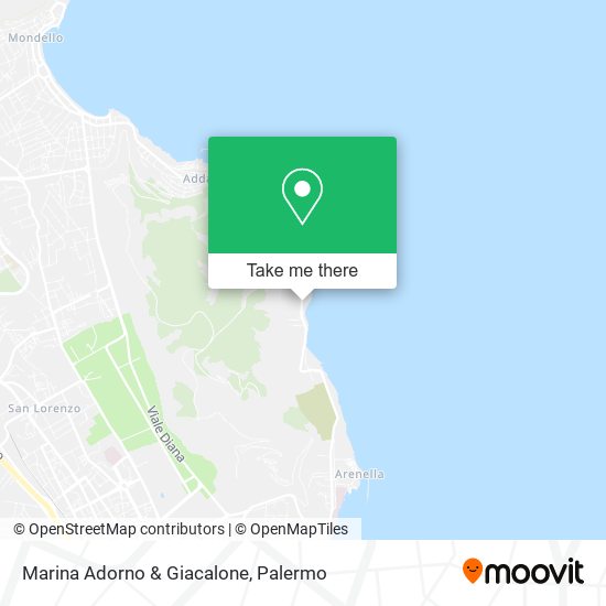 Marina Adorno & Giacalone map
