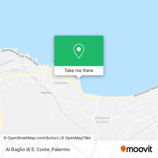 Al Baglio di S. Conte map