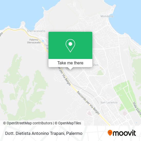 Dott. Dietista Antonino Trapani map