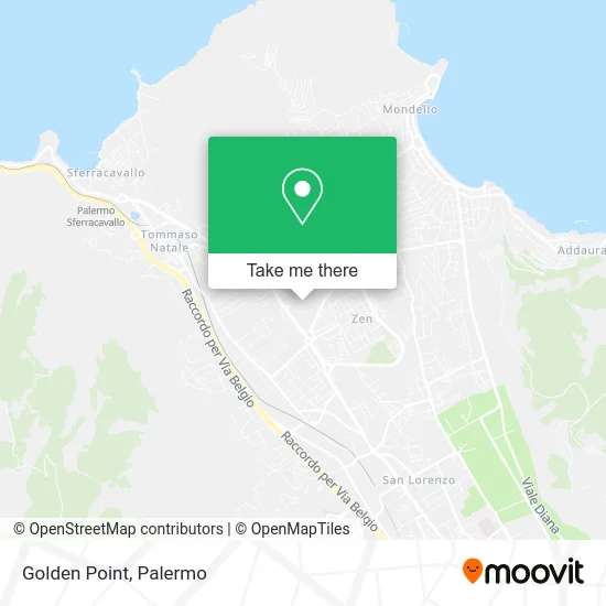 Golden Point map