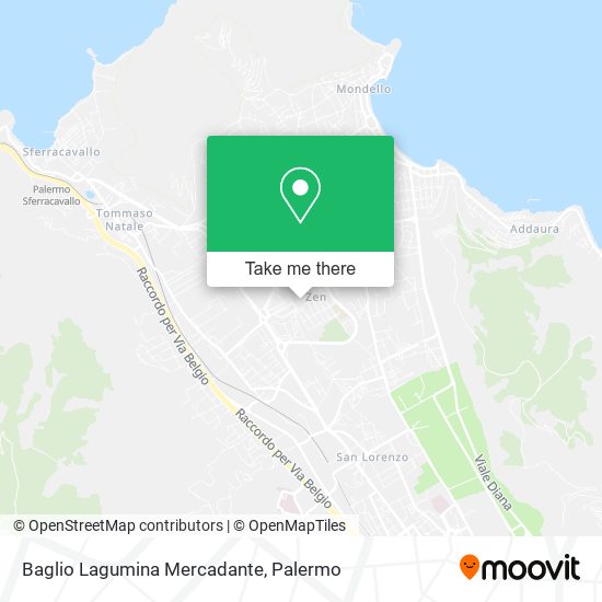 Baglio Lagumina Mercadante map