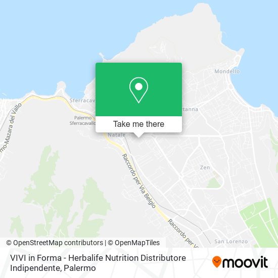 VIVI in Forma - Herbalife Nutrition Distributore Indipendente map