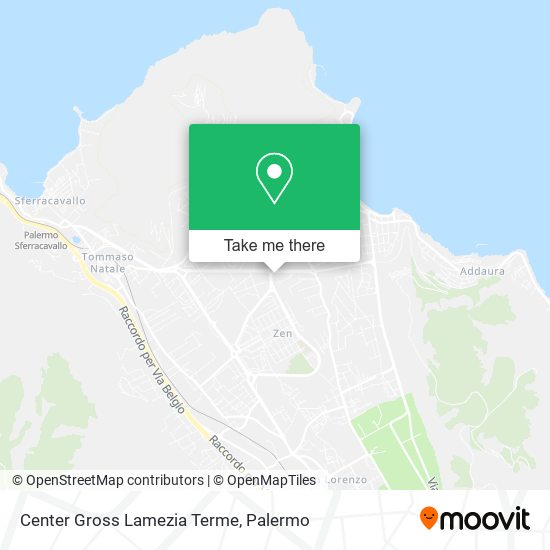 Center Gross Lamezia Terme map