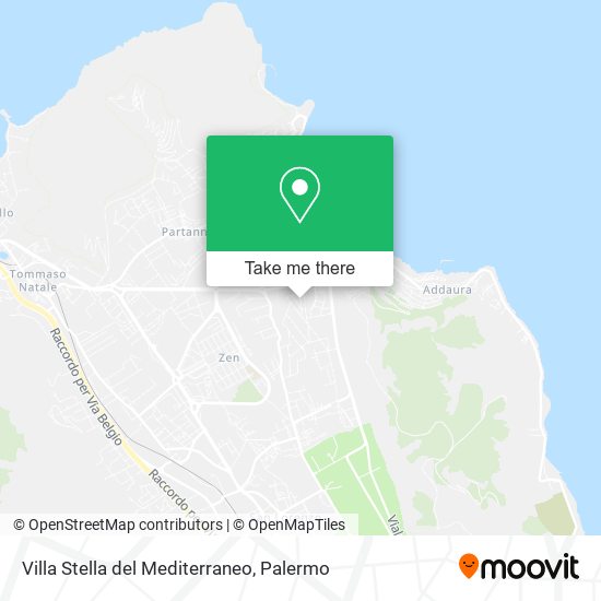 Villa Stella del Mediterraneo map