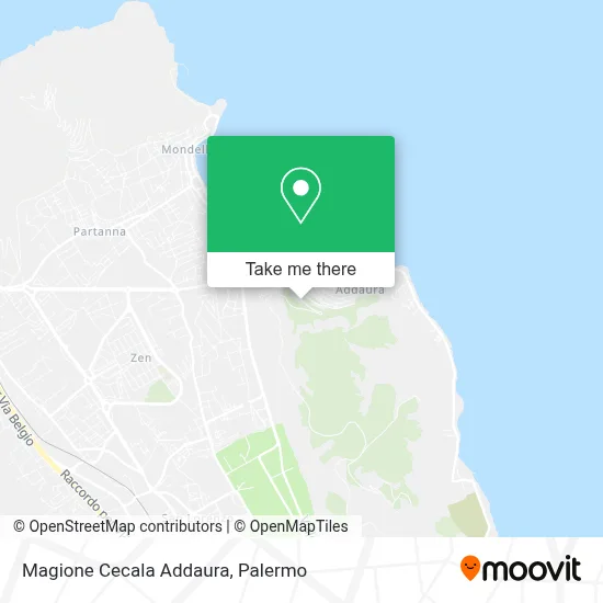 Magione Cecala Addaura map