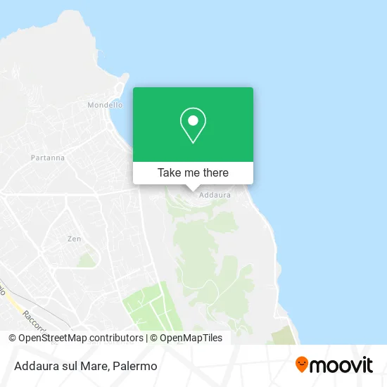 Addaura by the Sea map