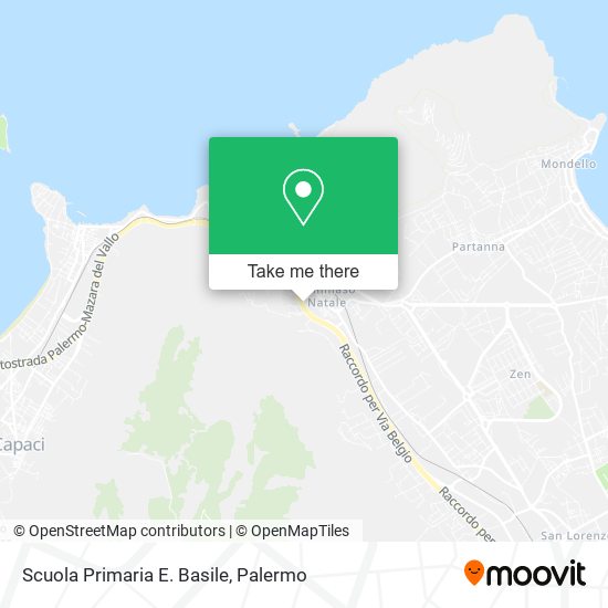 Scuola Primaria E. Basile map