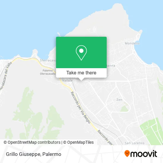 Grillo Giuseppe map