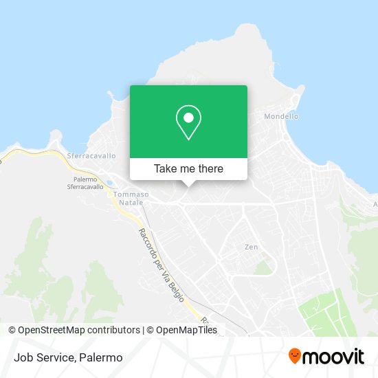 Job Service map