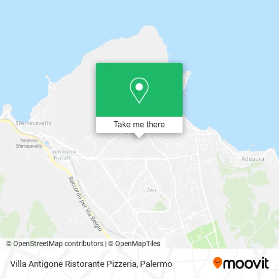 Villa Antigone Ristorante Pizzeria map
