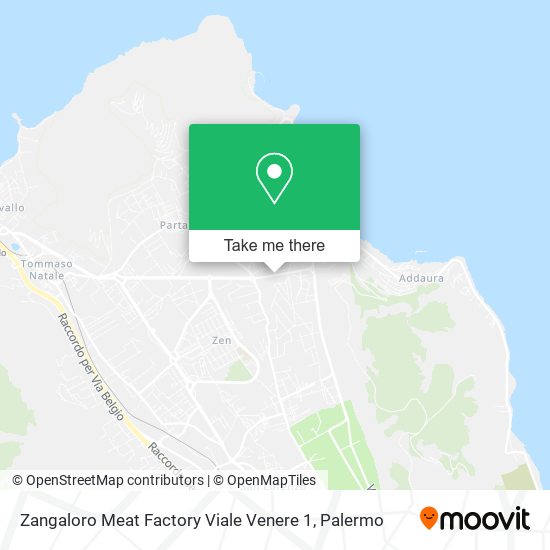 Zangaloro Meat Factory Viale Venere 1 map