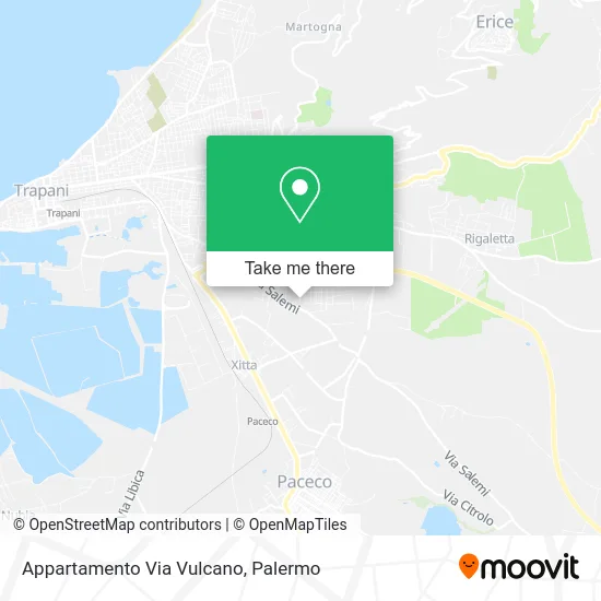 Appartamento Via Vulcano map