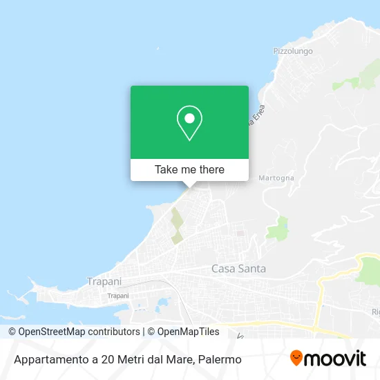 Appartamento a 20 Metri dal Mare map