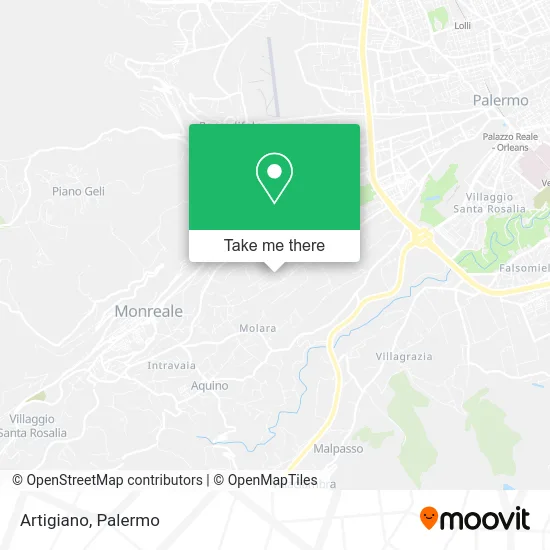 Artigiano map