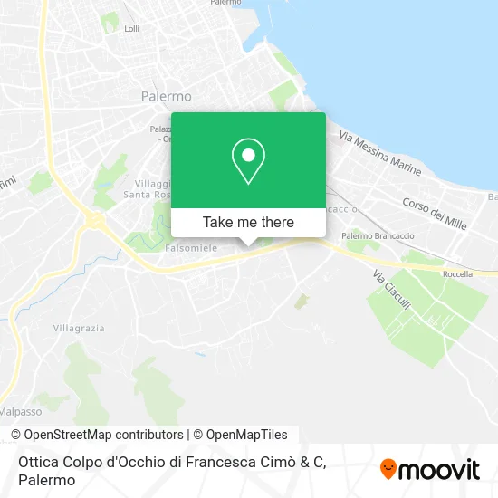 Ottica Colpo d'Occhio di Francesca Cimò & C map