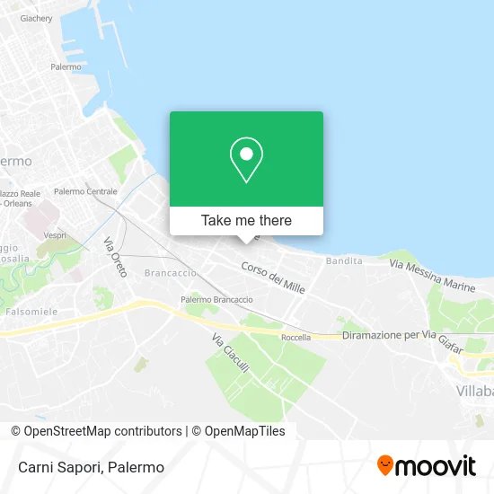 Carni Sapori map