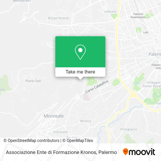 Associazione Ente di Formazione Kronos map