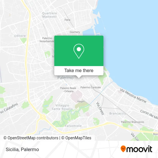 Sicilia map