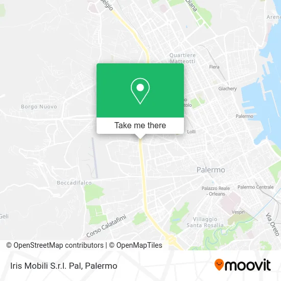 Iris Mobili S.r.l. Pal map