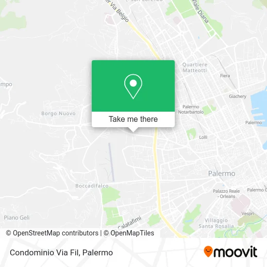 Condominio Via Fil map