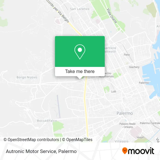 Autronic Motor Service map