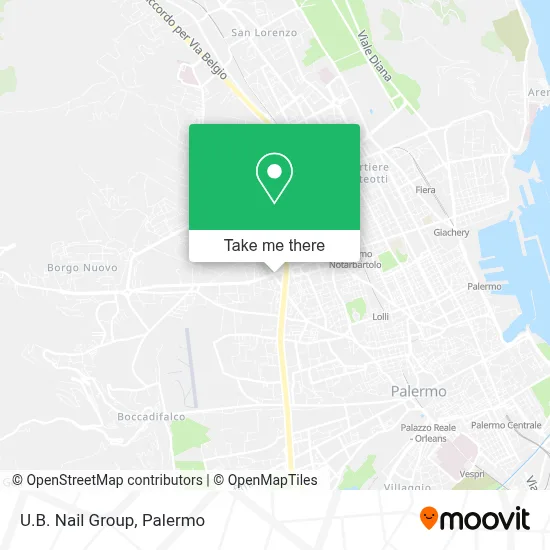 U.B. Nail Group map