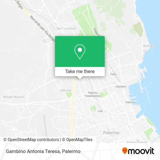 Gambino Antonia Teresa map