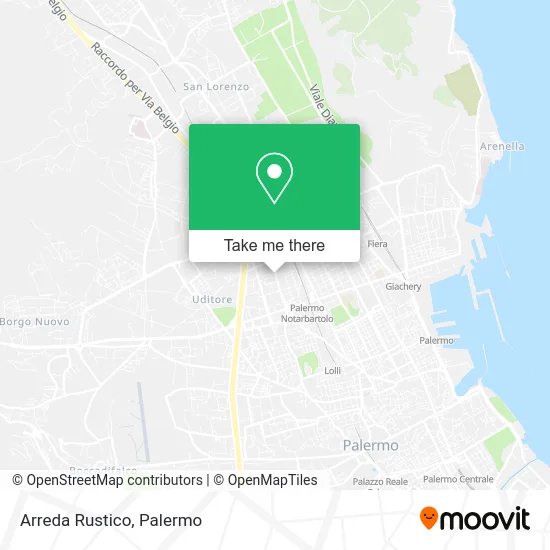 Arreda Rustico map