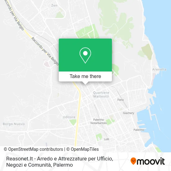 Reasonet.It - Arredo e Attrezzature per Ufficio, Negozi e Comunità map