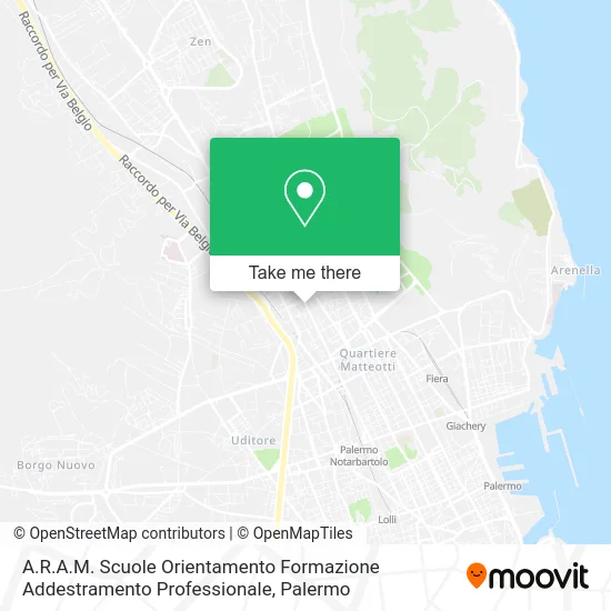 A.R.A.M. Scuole Orientamento Formazione Addestramento Professionale map